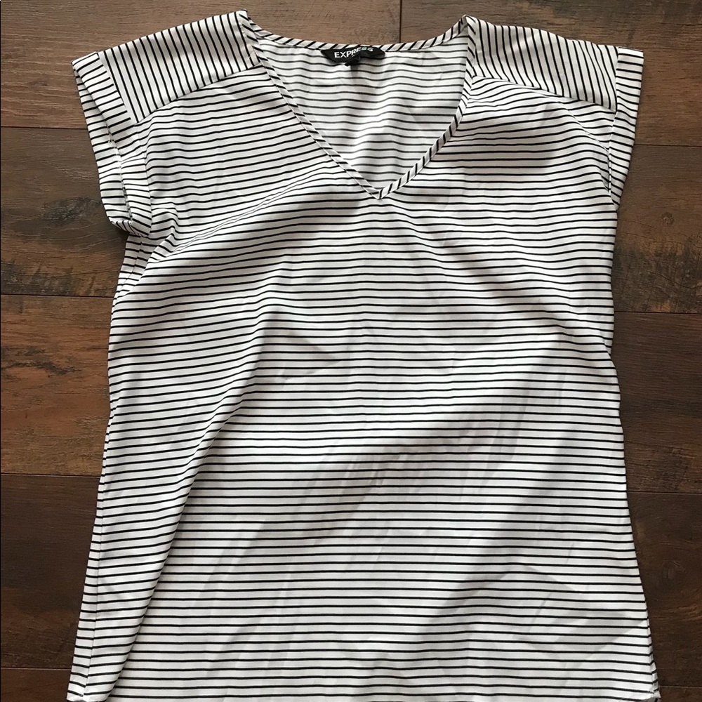 Black and white shirt